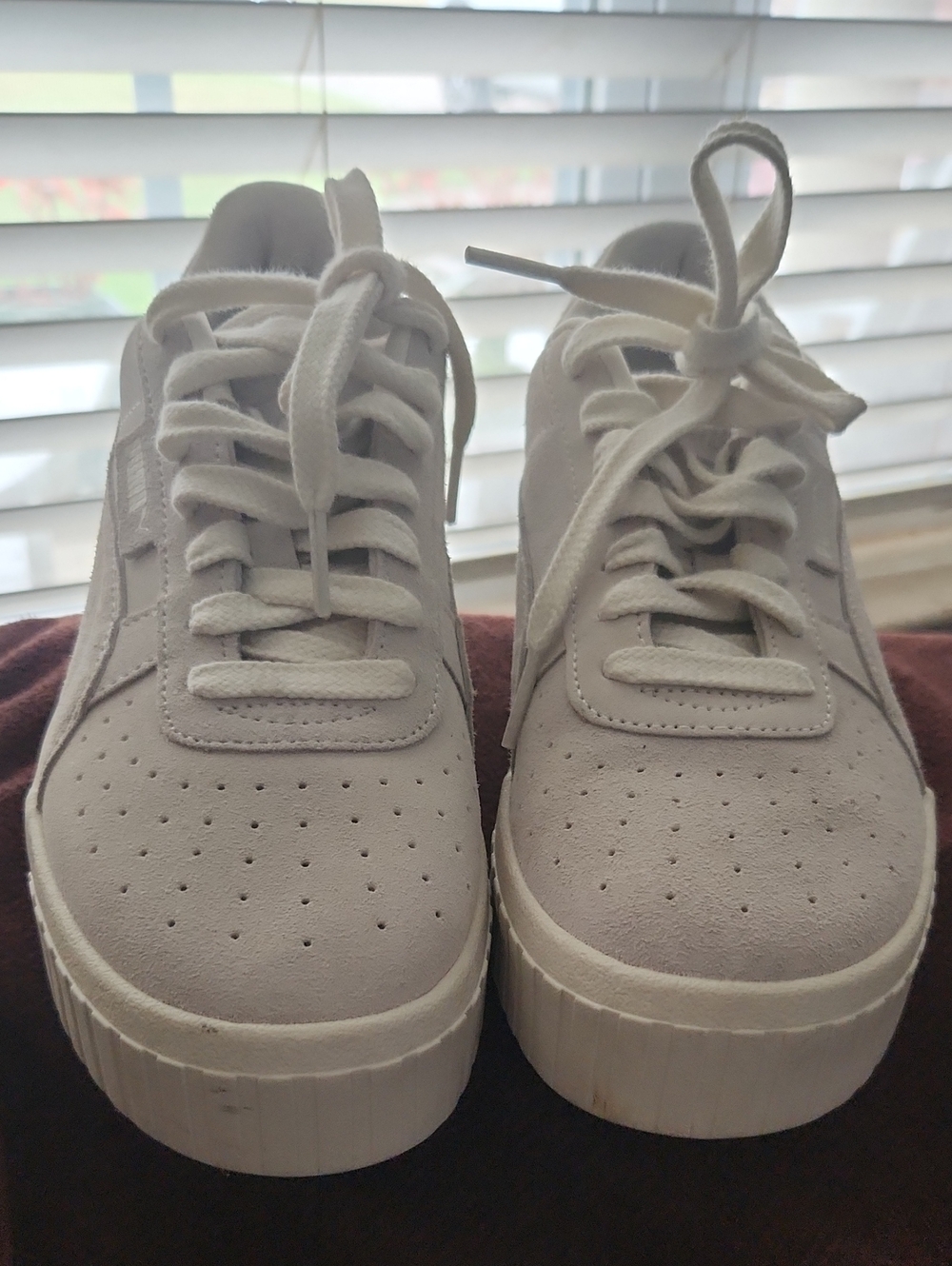 Puma Cali Wedge Women's Suede Platform Sneakers Size 8